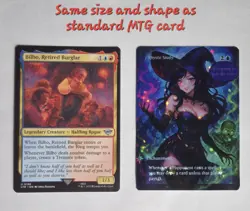 Tymna the Weaver & Thrasios, Triton Hero | Custom Foil Art | Mtg Playtest Card - Image 3