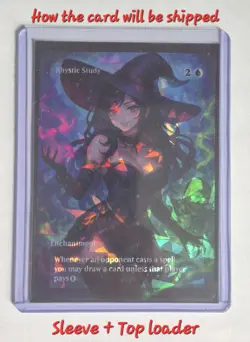 Tymna the Weaver & Thrasios, Triton Hero | Custom Foil Art | Mtg Playtest Card - Image 5