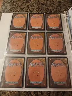 Vintage Magic The Gathering Binder Collection Card Lot MTG 1993-2003 Rares - Image 2