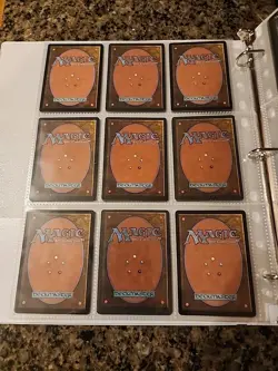 Vintage Magic The Gathering Binder Collection Card Lot MTG 1993-2003 Rares - Image 4