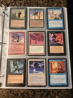Vintage Magic The Gathering Binder Collection Card Lot MTG 1993-2003 Rares - Image 5