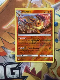Flareon 25/236 Reverse Holo Cosmic Eclipse Pokemon Card TCG NM - Image 1