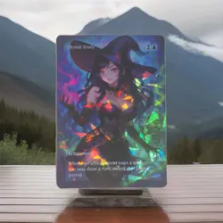 Rhystic Study | Custom Foil Fan Alt Art | Mtg Commander Playtest Card - Image 1