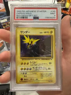 Pokemon Zapdos Holo Card 144/145/146 Quick Starter Gift PSA 9 - Image 1