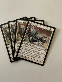 4x SPIRIT LOOP ENCHANTMENT TIME SPIRAL MAGIC GATHERING MTG - Image 1
