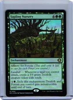 MtG Lorwyn Eclipsed Sapling Nursery Foil Near Mint - Image 1