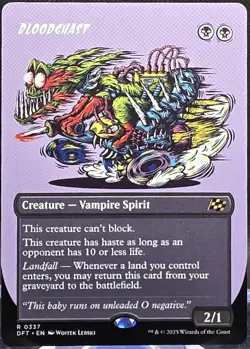 Bloodghast #337 Aetherdrift Borderless Regular Rare - Image 1