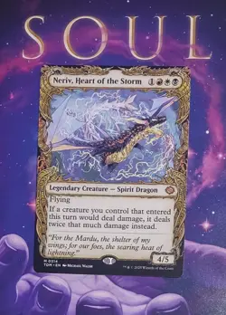 Neriv, Heart of the Storm (Showcase) Tarkir: Dragonstorm Regular #314 NM MTG - Image 1