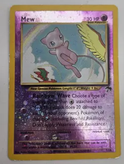 Mew Southern Island Reverse Holo 1/18 Pokemon TCG Card 30HP - Image 1