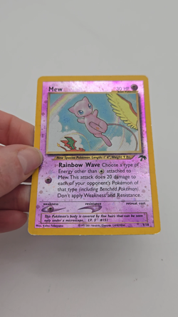 Mew Southern Island Reverse Holo 1/18 Pokemon TCG Card 30HP - Image 2