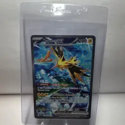 Pokemon TCG Zapdos ex 202/165 Scarlet & Violet 151 Holo Rare 200 HP - Image 1