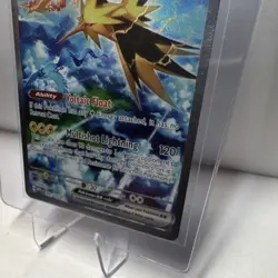 Pokemon TCG Zapdos ex 202/165 Scarlet & Violet 151 Holo Rare 200 HP - Image 5