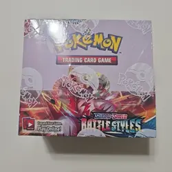 Sealed Pokemon TCG Sword & Shield Battle Styles Booster Box English New Sealed - Image 1