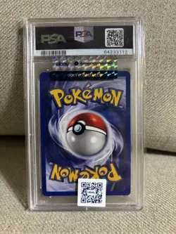 Pokemon Ninetales Base Set Shadowless Holo Rare #12 PSA 9 Mint - Image 2