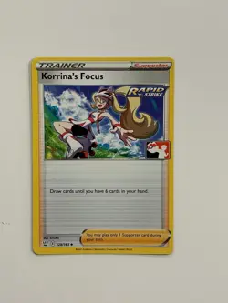 Korrina's Focus 128/163 Pokemon Prize Pack Series 1 Battle Styles variant NM A - Image 1