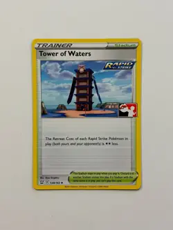 Tower of Waters 138/163 Pokemon Prize Pack Series 1 Battle Styles variant A - Image 1