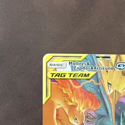 Pokemon TCG Moltres & Zapdos & Articuno GX TAG TEAM Holo 44/68 Hidden Fates - Image 4