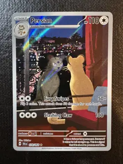 Pokemon TCG Persian Shrouded Fable Gold Star Illustration Rare #78/64 - Image 1