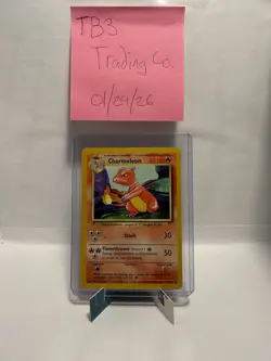 Pokemon Charmeleon 24/102 Base Set Uncommon NM Vintage - Image 1