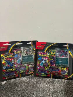 Pokemon TCG Phantasmal Flames 3 Pack Blister [Weavile] & [Sneasel] x2 Bundle. - Image 1