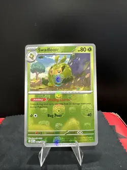 Swadloon (Master Ball Pattern) Pokemon White Flare 002/086 Holo NM - Image 1