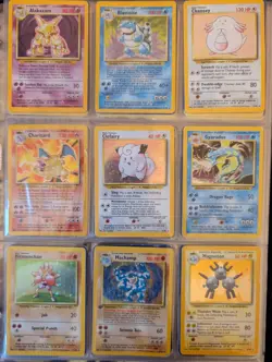 Complete Pokemon Card Base set set 102/102 WOTC Vintage! charizard! Blastoise! - Image 1