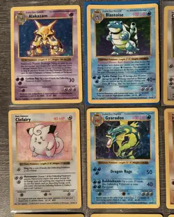 Base Set Complete All Shadowless Holos Pokemon Collection! - Image 2