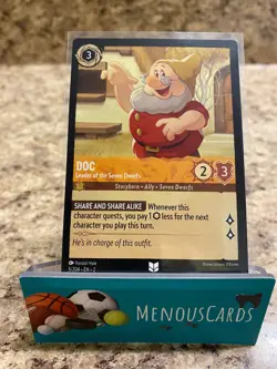 Disney Lorcana: Rise Of The Floodborn - Doc - #5/204 Uncommon- NON Foil - Image 1