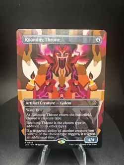 Roaming Throne (Borderless) The Lost Caverns of Ixalan Regular - Image 1