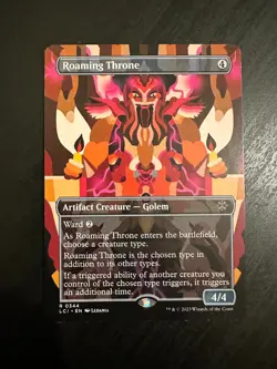 Roaming Throne (Borderless) The Lost Caverns of Ixalan Regular - Image 1
