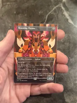 Roaming Throne (Borderless) The Lost Caverns of Ixalan Regular - Image 1