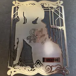 Goddess Story Gold METAL Card - Random Serial Number #/100! Perona Bikini Anime - Image 5