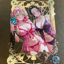 Goddess Story Gold METAL Card - Random Serial Number #/100! Mitsuri Shinobu - Image 1