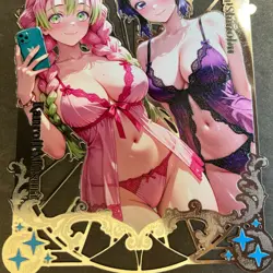 Goddess Story Gold METAL Card - Random Serial Number #/100! Mitsuri Shinobu - Image 3