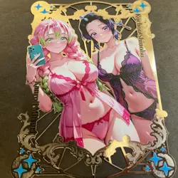 Goddess Story Gold METAL Card - Random Serial Number #/100! Mitsuri Shinobu - Image 4