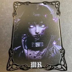 Goddess Story Gold METAL Card - Maiden Party - Serial Number #/100! Hinata Anime - Image 4