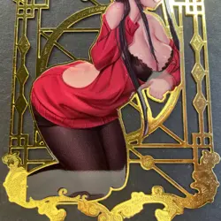 Goddess Story Gold METAL Card - Maiden Party - Serial Number #/200! Yor Spy X - Image 2
