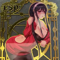 Goddess Story Gold METAL Card - Maiden Party - Serial Number #/200! Yor Spy X - Image 3