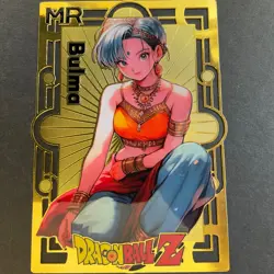 Goddess Story Gold METAL Card - Maiden Party - Serial Number #/100! Bulma Dragon - Image 1