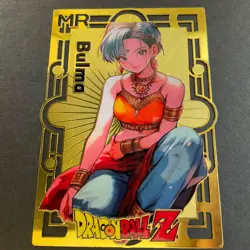 Goddess Story Gold METAL Card - Maiden Party - Serial Number #/100! Bulma Dragon - Image 4