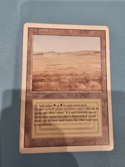 Savannah Revised Edition MTG Magic The Gathering Dual Land green white LP-/MP+ - Image 1