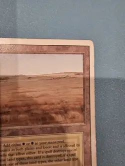 Savannah Revised Edition MTG Magic The Gathering Dual Land green white LP-/MP+ - Image 3