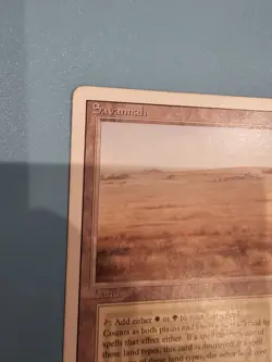 Savannah Revised Edition MTG Magic The Gathering Dual Land green white LP-/MP+ - Image 4