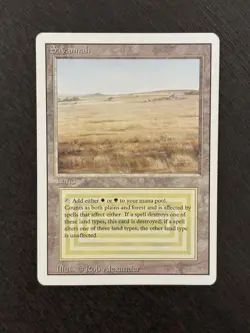 Savannah - MP/LP - Magic the Gathering Revised Edition - Image 1