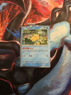 Pokemon Mega Evolution Psyduck Holo Black Star Promo Card 007 NM Condition - Image 1