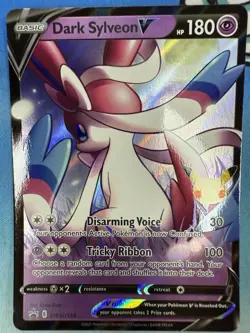 Dark Sylveon V SWSH134 Celebrations Black Star Promo Pokemon Card - Image 1