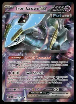 Pokemon Cards Iron Crown ex 081/162 Temporal Forces Double Rare LP - Image 1