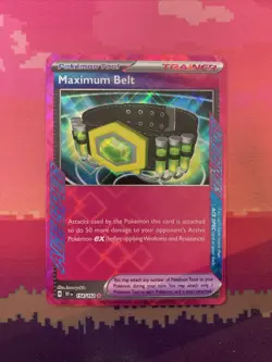 Pokemon Card Maximum Belt 154/162 Temporal Forces Near Mint - Image 1