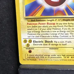 Electrode 25/130 LP -Vintage Rare Pokemon Card- Base Set 2 (4s1) - Image 5