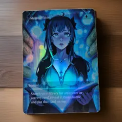 Mystical Tutor | Custom Foil Fan Alt Art | Mtg Commander Playtest Card - Image 1